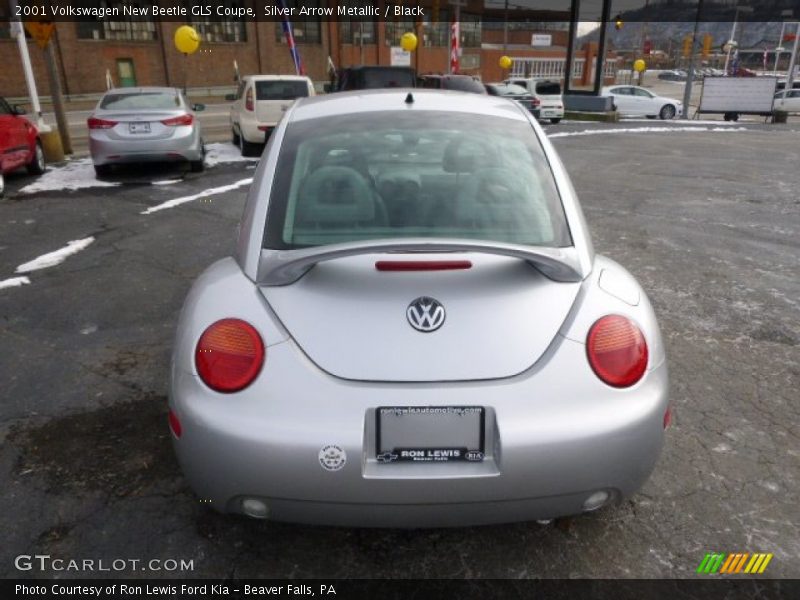 Silver Arrow Metallic / Black 2001 Volkswagen New Beetle GLS Coupe