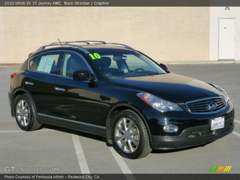 Black Obsidian / Graphite 2010 Infiniti EX 35 Journey AWD