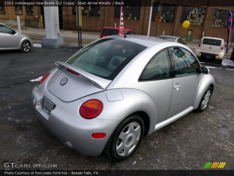 Silver Arrow Metallic / Black 2001 Volkswagen New Beetle GLS Coupe