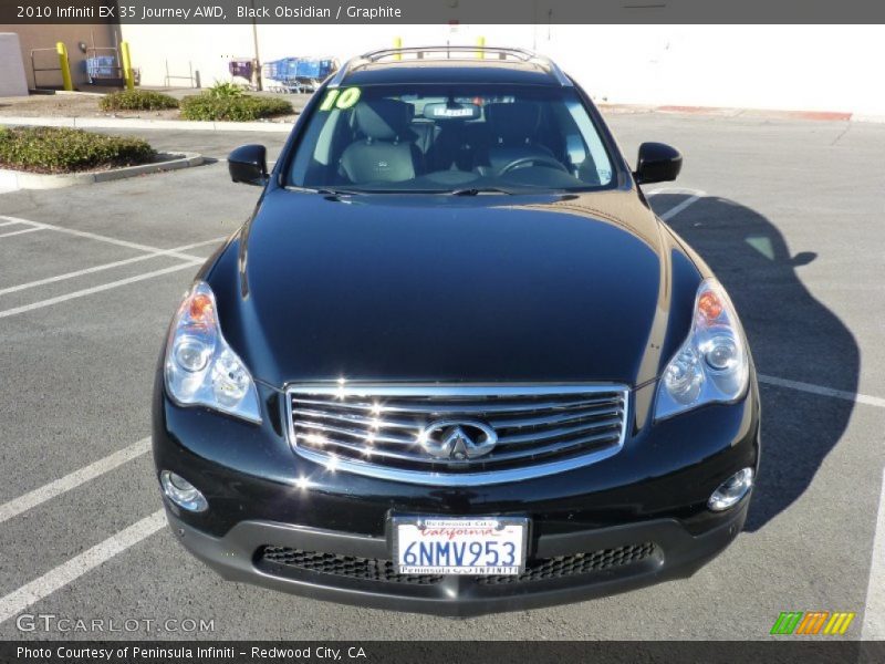 Black Obsidian / Graphite 2010 Infiniti EX 35 Journey AWD