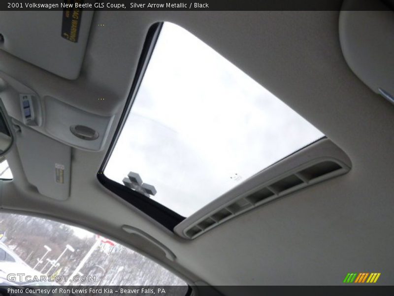Silver Arrow Metallic / Black 2001 Volkswagen New Beetle GLS Coupe