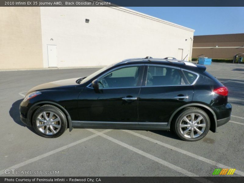 Black Obsidian / Graphite 2010 Infiniti EX 35 Journey AWD