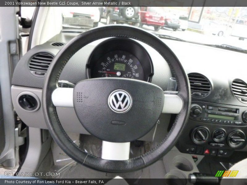 Silver Arrow Metallic / Black 2001 Volkswagen New Beetle GLS Coupe