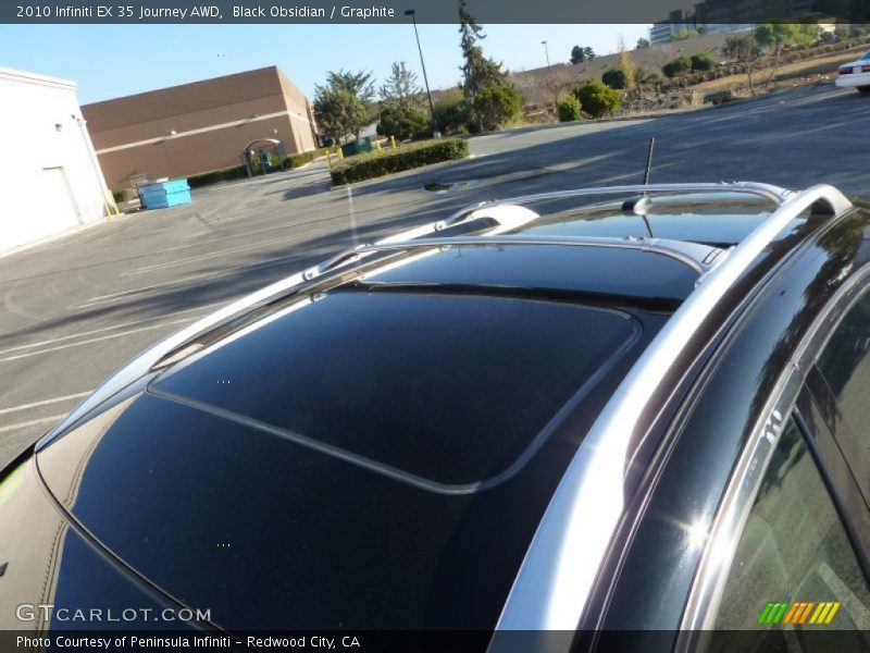 Black Obsidian / Graphite 2010 Infiniti EX 35 Journey AWD