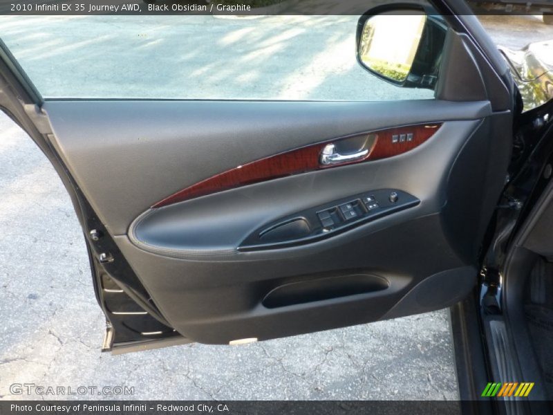 Black Obsidian / Graphite 2010 Infiniti EX 35 Journey AWD