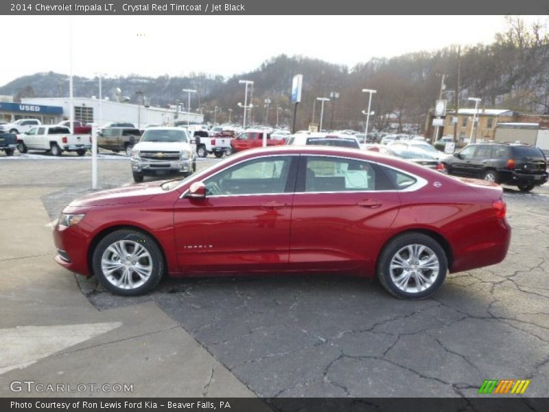 Crystal Red Tintcoat / Jet Black 2014 Chevrolet Impala LT