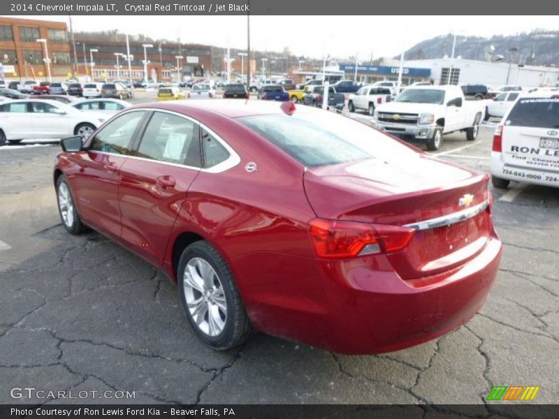 Crystal Red Tintcoat / Jet Black 2014 Chevrolet Impala LT
