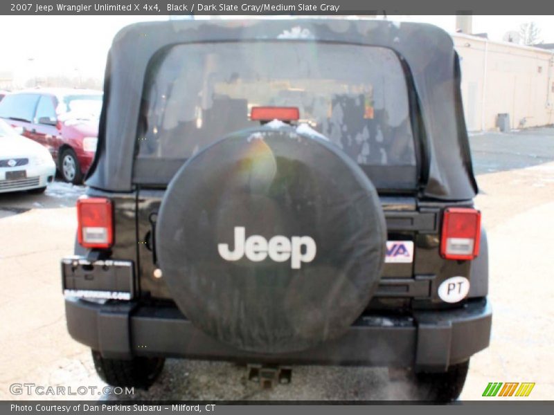 Black / Dark Slate Gray/Medium Slate Gray 2007 Jeep Wrangler Unlimited X 4x4
