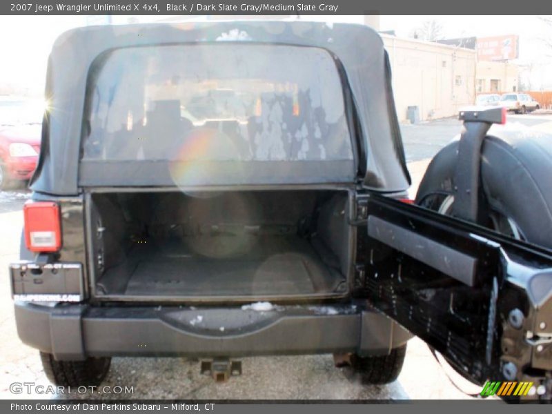 Black / Dark Slate Gray/Medium Slate Gray 2007 Jeep Wrangler Unlimited X 4x4