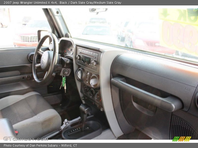 Black / Dark Slate Gray/Medium Slate Gray 2007 Jeep Wrangler Unlimited X 4x4