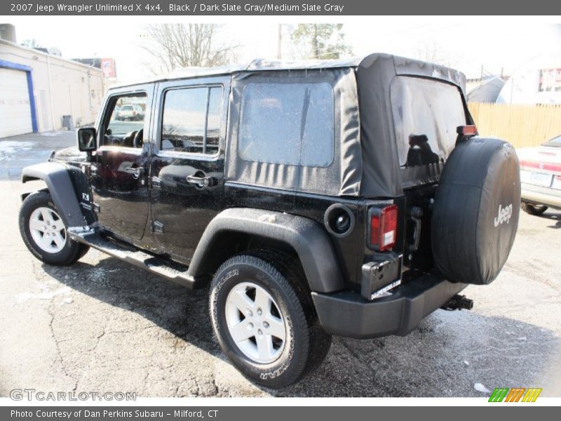 Black / Dark Slate Gray/Medium Slate Gray 2007 Jeep Wrangler Unlimited X 4x4