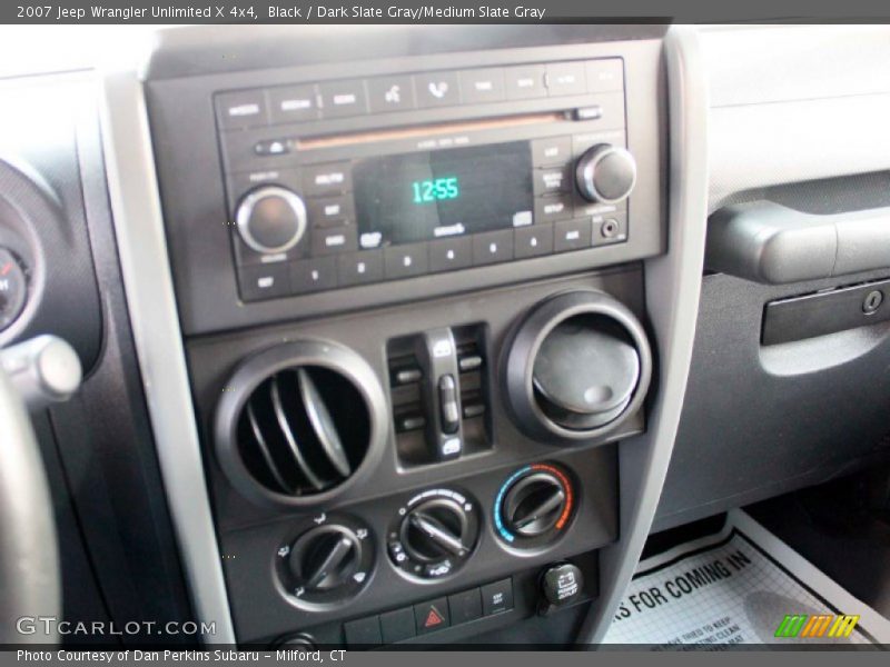 Black / Dark Slate Gray/Medium Slate Gray 2007 Jeep Wrangler Unlimited X 4x4