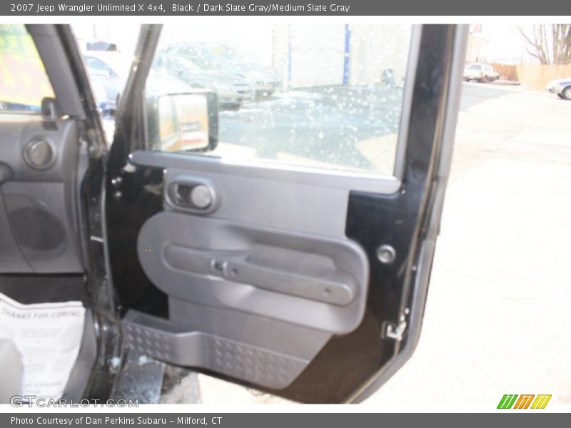 Black / Dark Slate Gray/Medium Slate Gray 2007 Jeep Wrangler Unlimited X 4x4