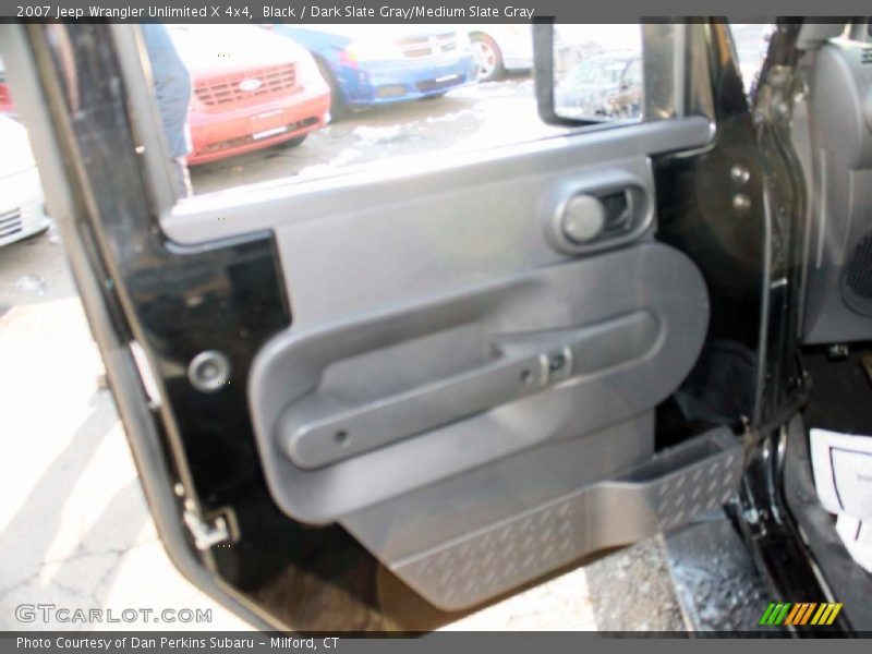 Black / Dark Slate Gray/Medium Slate Gray 2007 Jeep Wrangler Unlimited X 4x4