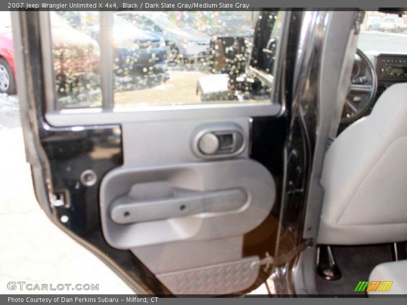 Black / Dark Slate Gray/Medium Slate Gray 2007 Jeep Wrangler Unlimited X 4x4