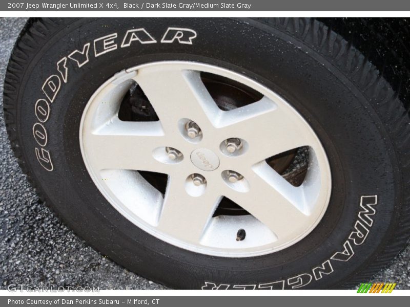 Black / Dark Slate Gray/Medium Slate Gray 2007 Jeep Wrangler Unlimited X 4x4