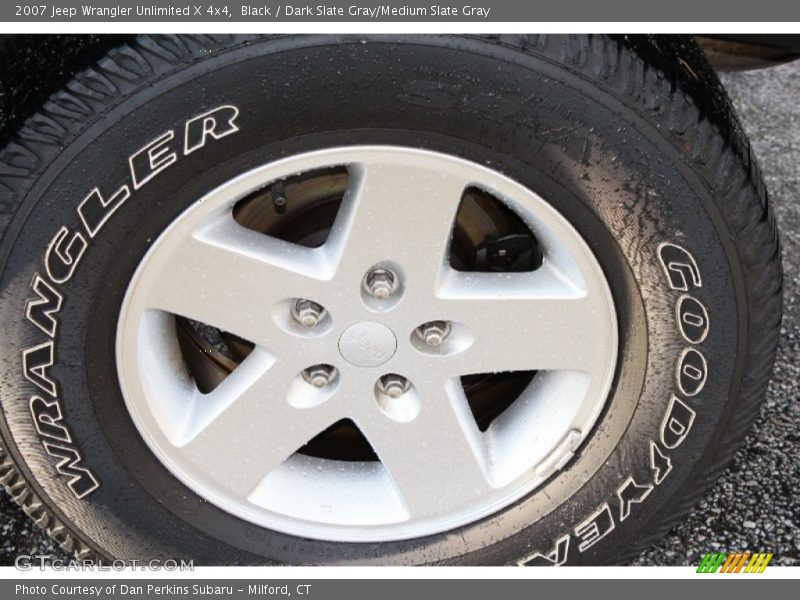 Black / Dark Slate Gray/Medium Slate Gray 2007 Jeep Wrangler Unlimited X 4x4