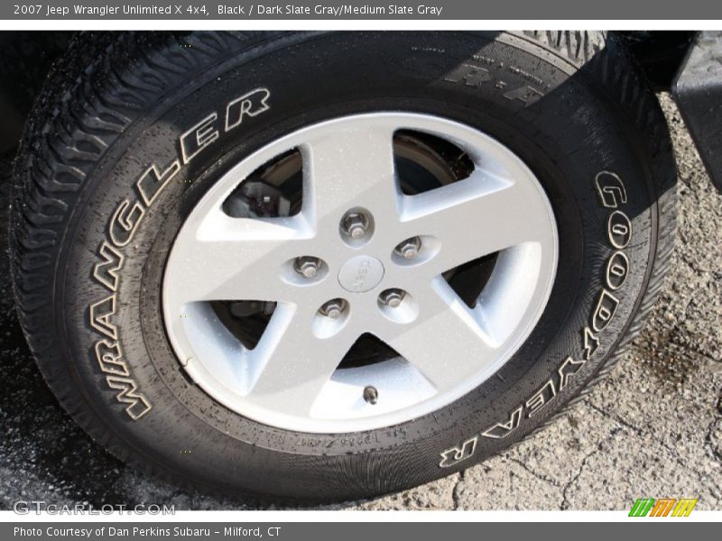 Black / Dark Slate Gray/Medium Slate Gray 2007 Jeep Wrangler Unlimited X 4x4