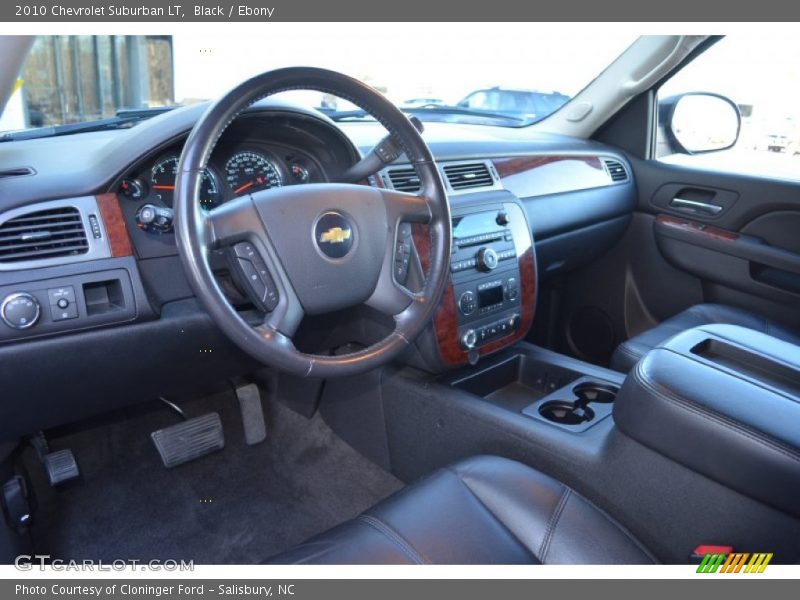 Ebony Interior - 2010 Suburban LT 