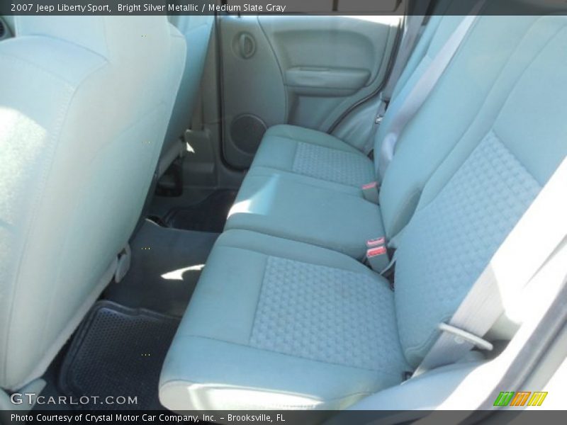Bright Silver Metallic / Medium Slate Gray 2007 Jeep Liberty Sport