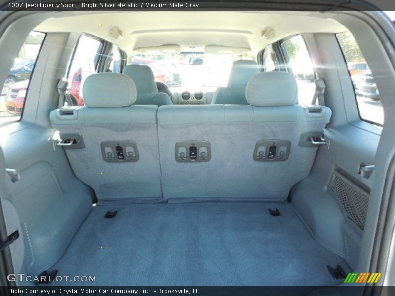 Bright Silver Metallic / Medium Slate Gray 2007 Jeep Liberty Sport