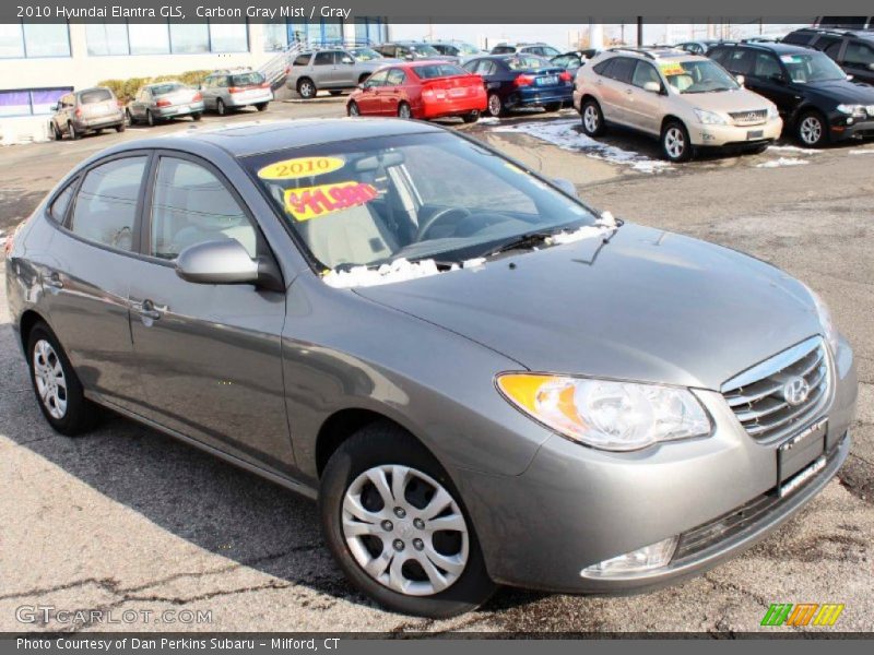Carbon Gray Mist / Gray 2010 Hyundai Elantra GLS