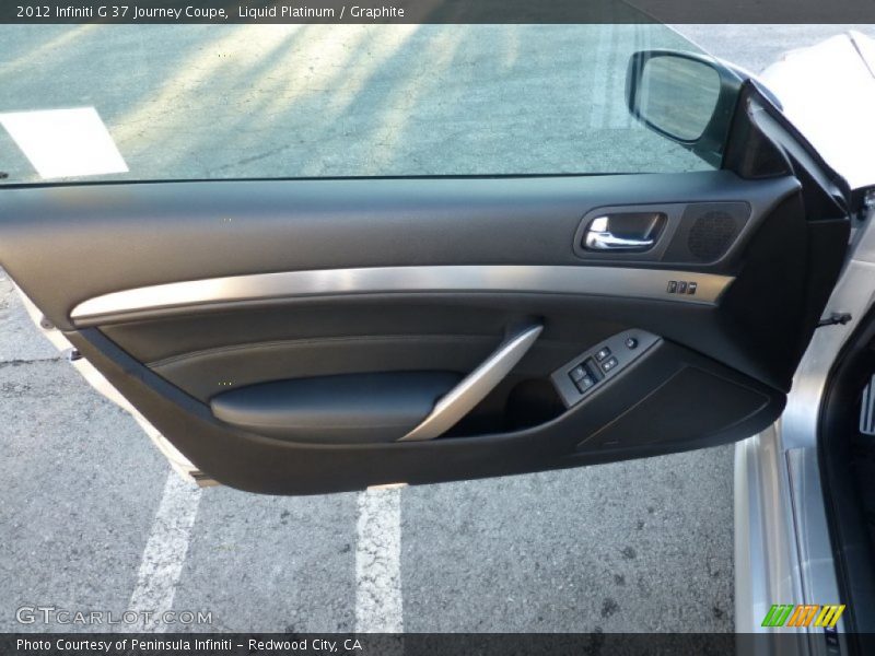 Liquid Platinum / Graphite 2012 Infiniti G 37 Journey Coupe