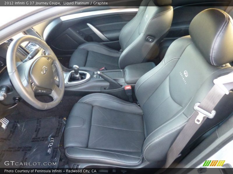 Liquid Platinum / Graphite 2012 Infiniti G 37 Journey Coupe