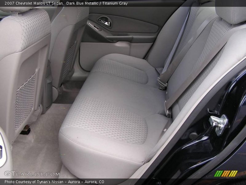 Dark Blue Metallic / Titanium Gray 2007 Chevrolet Malibu LT Sedan