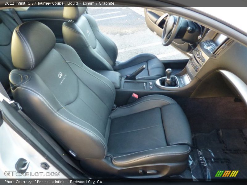 Liquid Platinum / Graphite 2012 Infiniti G 37 Journey Coupe