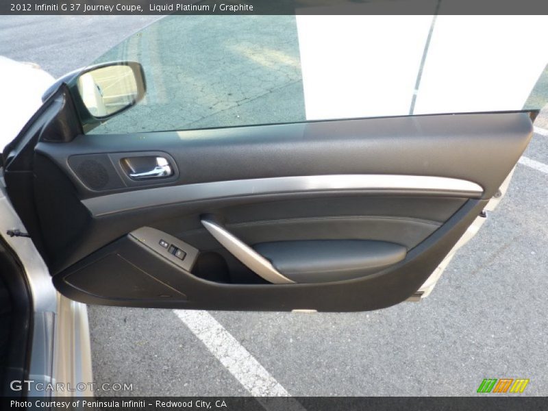 Liquid Platinum / Graphite 2012 Infiniti G 37 Journey Coupe