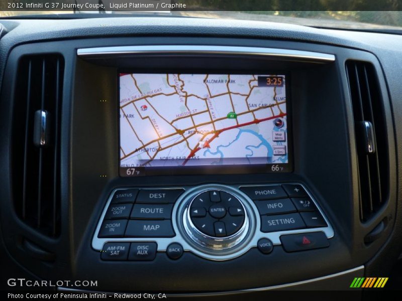 Liquid Platinum / Graphite 2012 Infiniti G 37 Journey Coupe