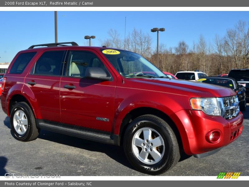 Redfire Metallic / Camel 2008 Ford Escape XLT