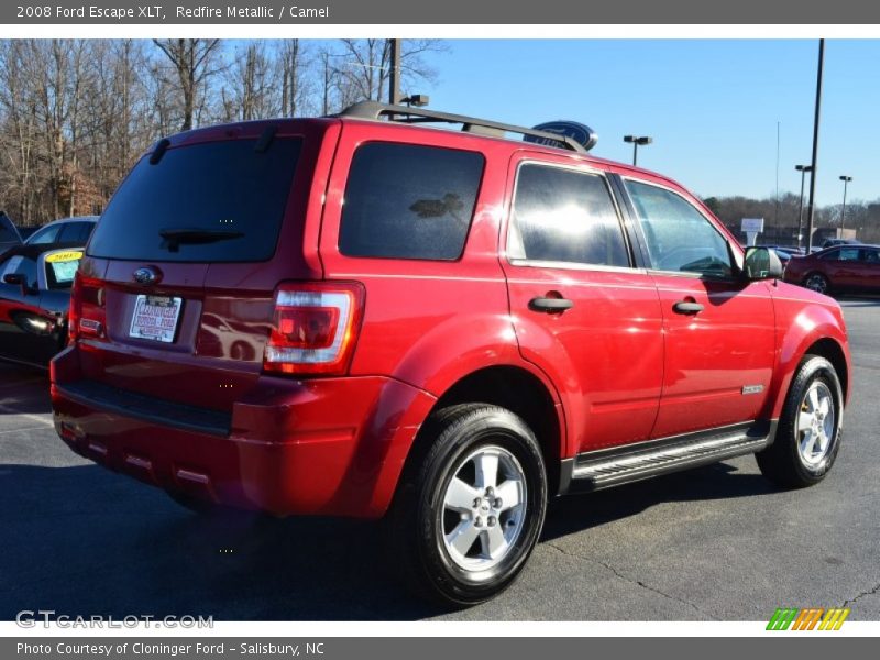 Redfire Metallic / Camel 2008 Ford Escape XLT