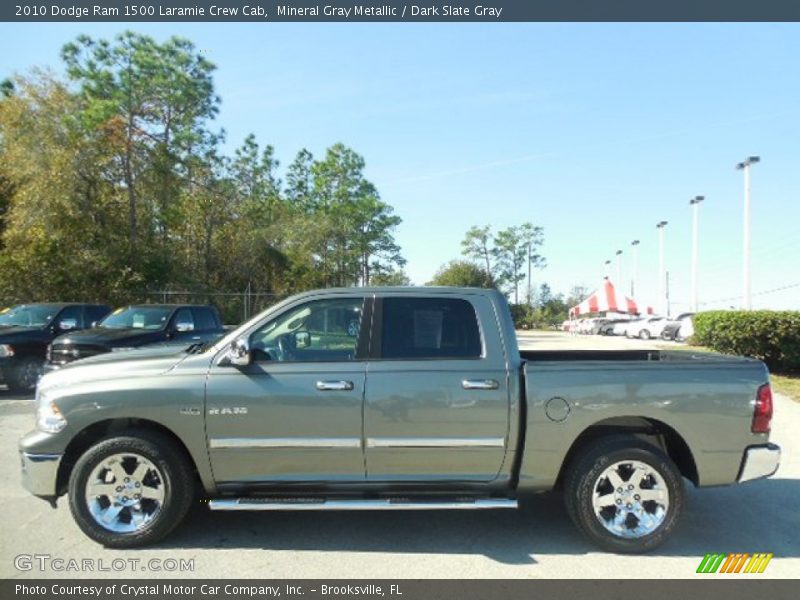 Mineral Gray Metallic / Dark Slate Gray 2010 Dodge Ram 1500 Laramie Crew Cab