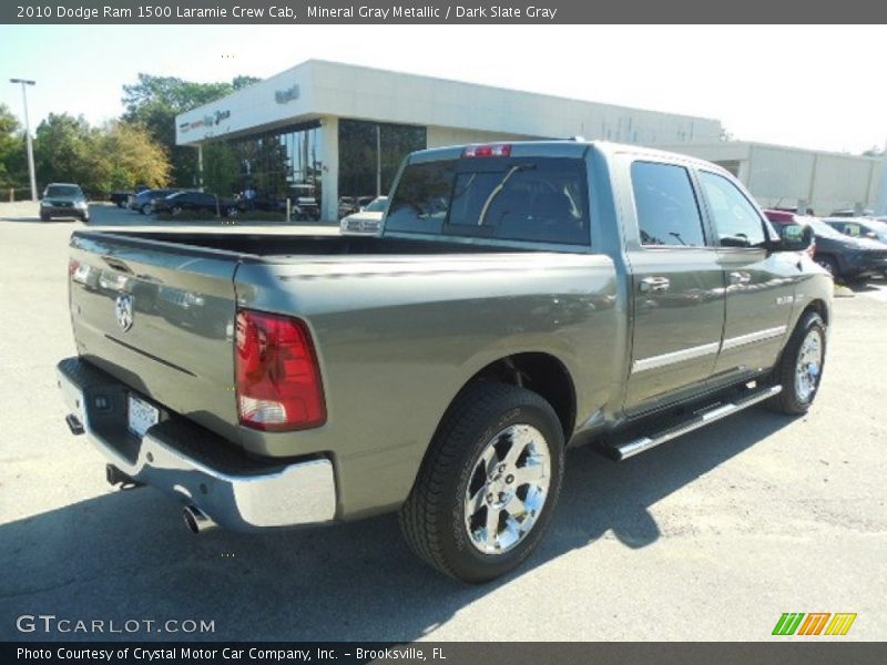 Mineral Gray Metallic / Dark Slate Gray 2010 Dodge Ram 1500 Laramie Crew Cab