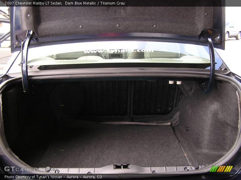 Dark Blue Metallic / Titanium Gray 2007 Chevrolet Malibu LT Sedan