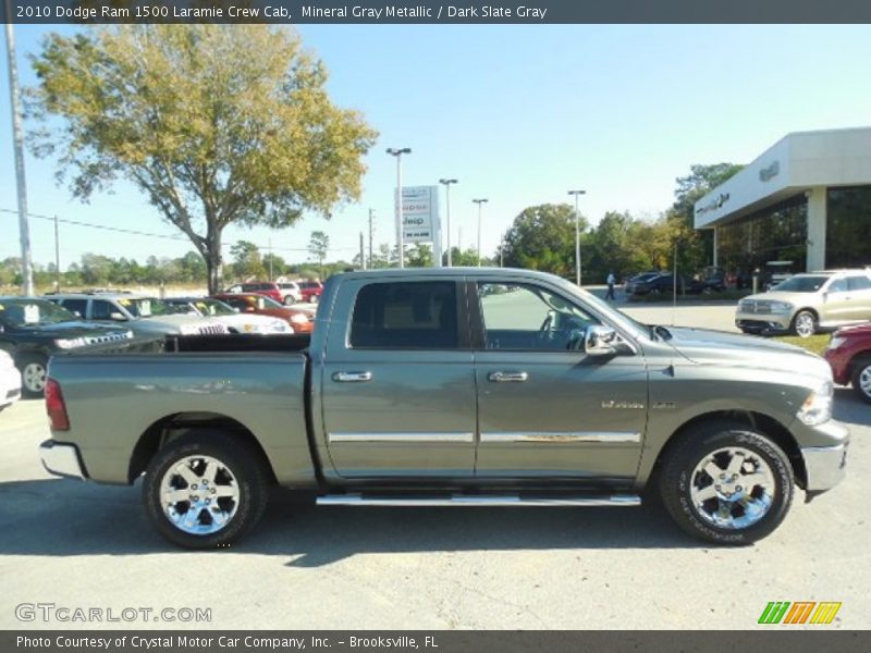 Mineral Gray Metallic / Dark Slate Gray 2010 Dodge Ram 1500 Laramie Crew Cab