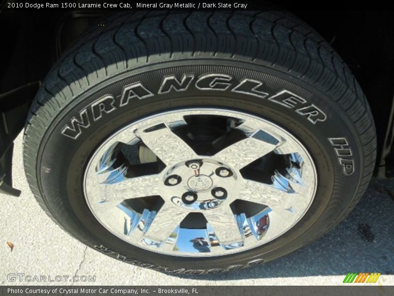 Mineral Gray Metallic / Dark Slate Gray 2010 Dodge Ram 1500 Laramie Crew Cab