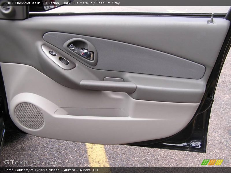 Dark Blue Metallic / Titanium Gray 2007 Chevrolet Malibu LT Sedan