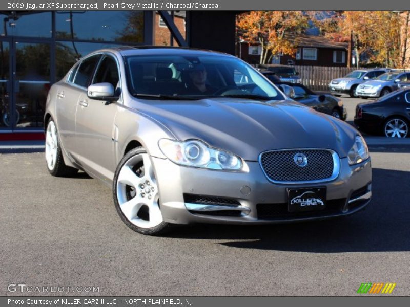 Pearl Grey Metallic / Charcoal/Charcoal 2009 Jaguar XF Supercharged