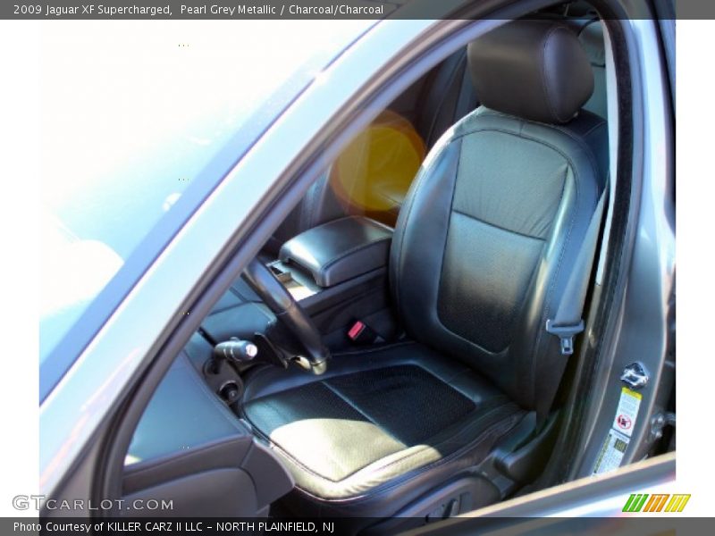 Pearl Grey Metallic / Charcoal/Charcoal 2009 Jaguar XF Supercharged