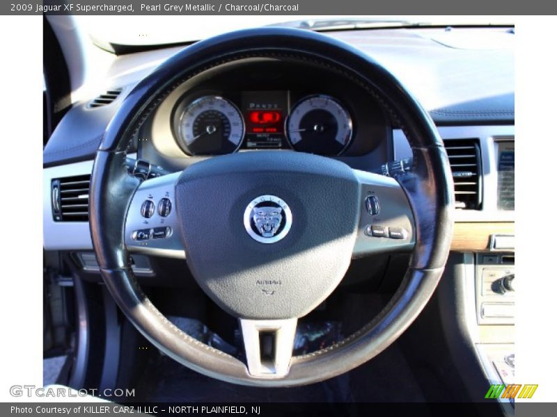 Pearl Grey Metallic / Charcoal/Charcoal 2009 Jaguar XF Supercharged