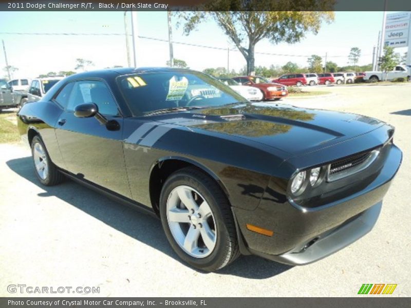 Black / Dark Slate Gray 2011 Dodge Challenger R/T
