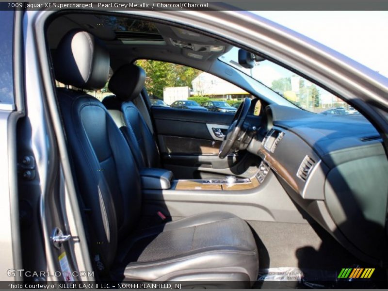 Pearl Grey Metallic / Charcoal/Charcoal 2009 Jaguar XF Supercharged