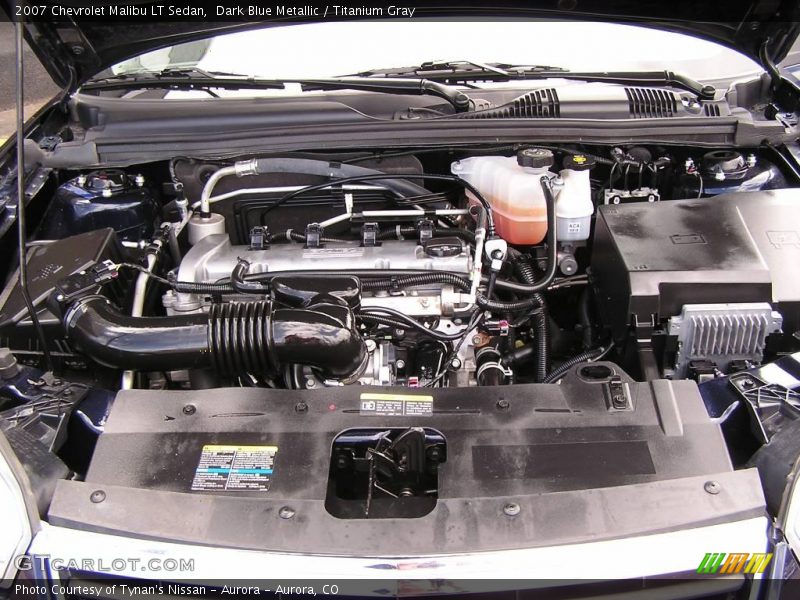 Dark Blue Metallic / Titanium Gray 2007 Chevrolet Malibu LT Sedan