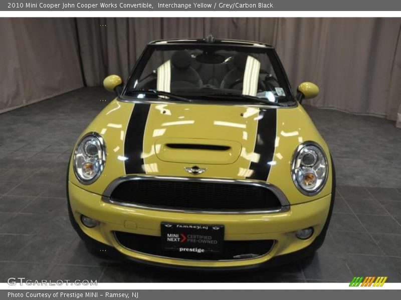 Interchange Yellow / Grey/Carbon Black 2010 Mini Cooper John Cooper Works Convertible