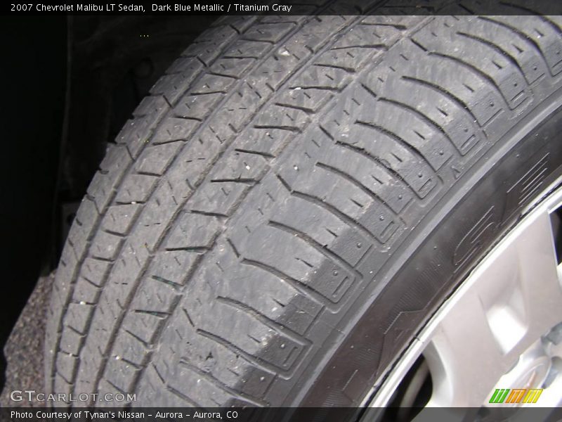 Dark Blue Metallic / Titanium Gray 2007 Chevrolet Malibu LT Sedan