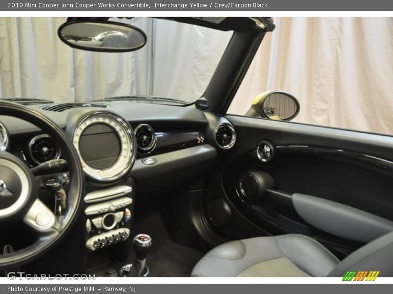 Interchange Yellow / Grey/Carbon Black 2010 Mini Cooper John Cooper Works Convertible