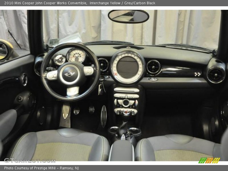 Interchange Yellow / Grey/Carbon Black 2010 Mini Cooper John Cooper Works Convertible